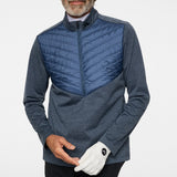 J.Lindeberg Golf Jacket - Raph Quilt Hybrid HZ - V Indigo Mel. AW25