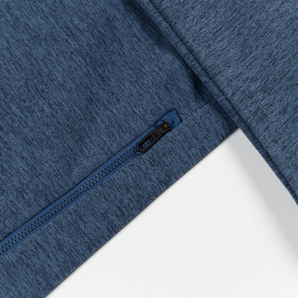 J.Lindeberg Golf Jacket - Raph Quilt Hybrid HZ - V Indigo Mel. AW25