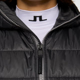 J.Lindeberg Golf Jacket - Seth Hybrid Hoodie FZ - Mid Grey Mel. PS26