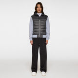 J.Lindeberg Golf Jacket - Seth Hybrid Hoodie FZ - Mid Grey Mel. PS26