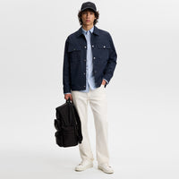 J.Lindeberg Golf Jacket - Shaley Overshirt - JL Navy SS26