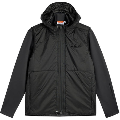 J.Lindeberg Golf Jacket - Solarcore Hybrid FZ - Black AW26