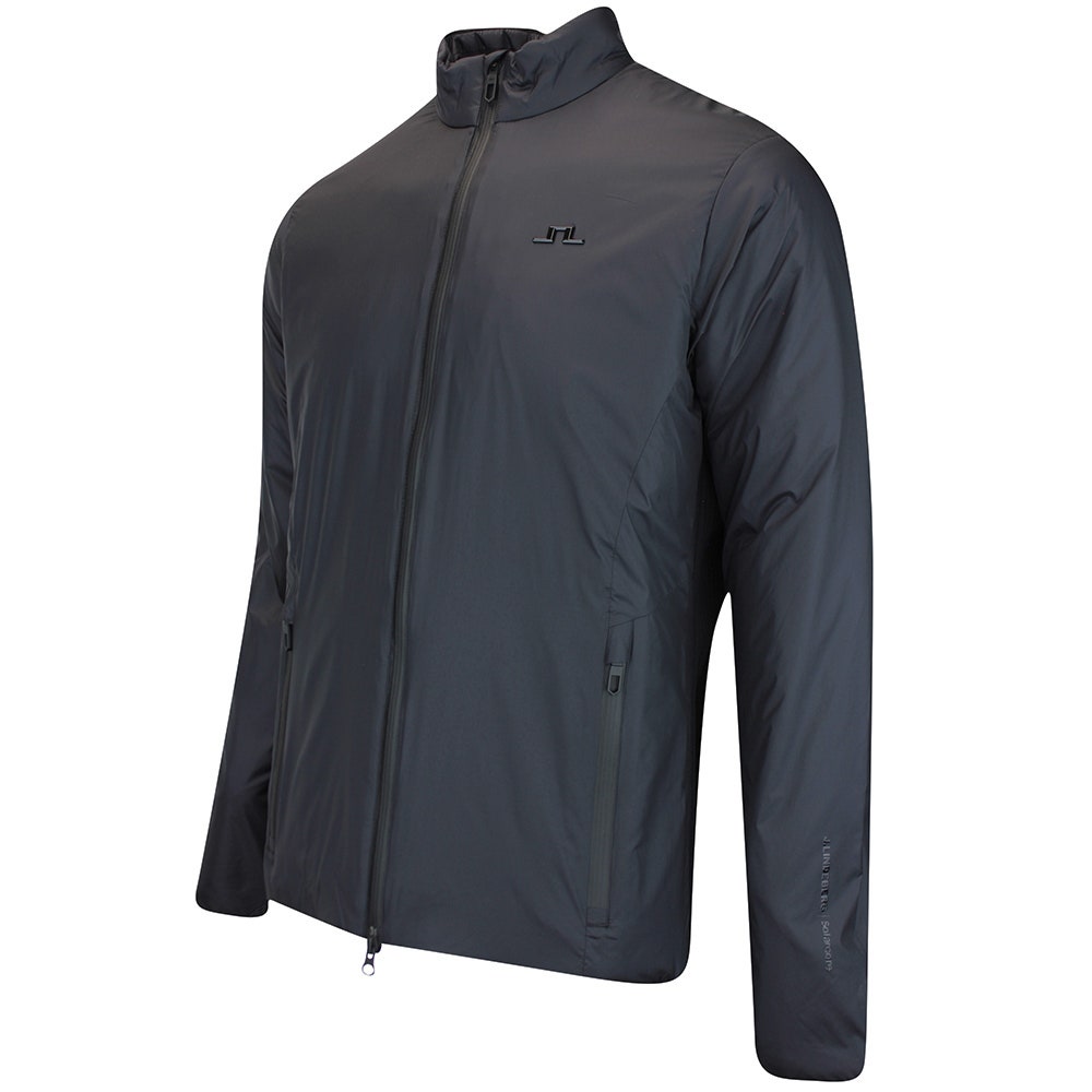 J.Lindeberg Golf Jacket - Solarcore Padded Hybrid - Black AW25