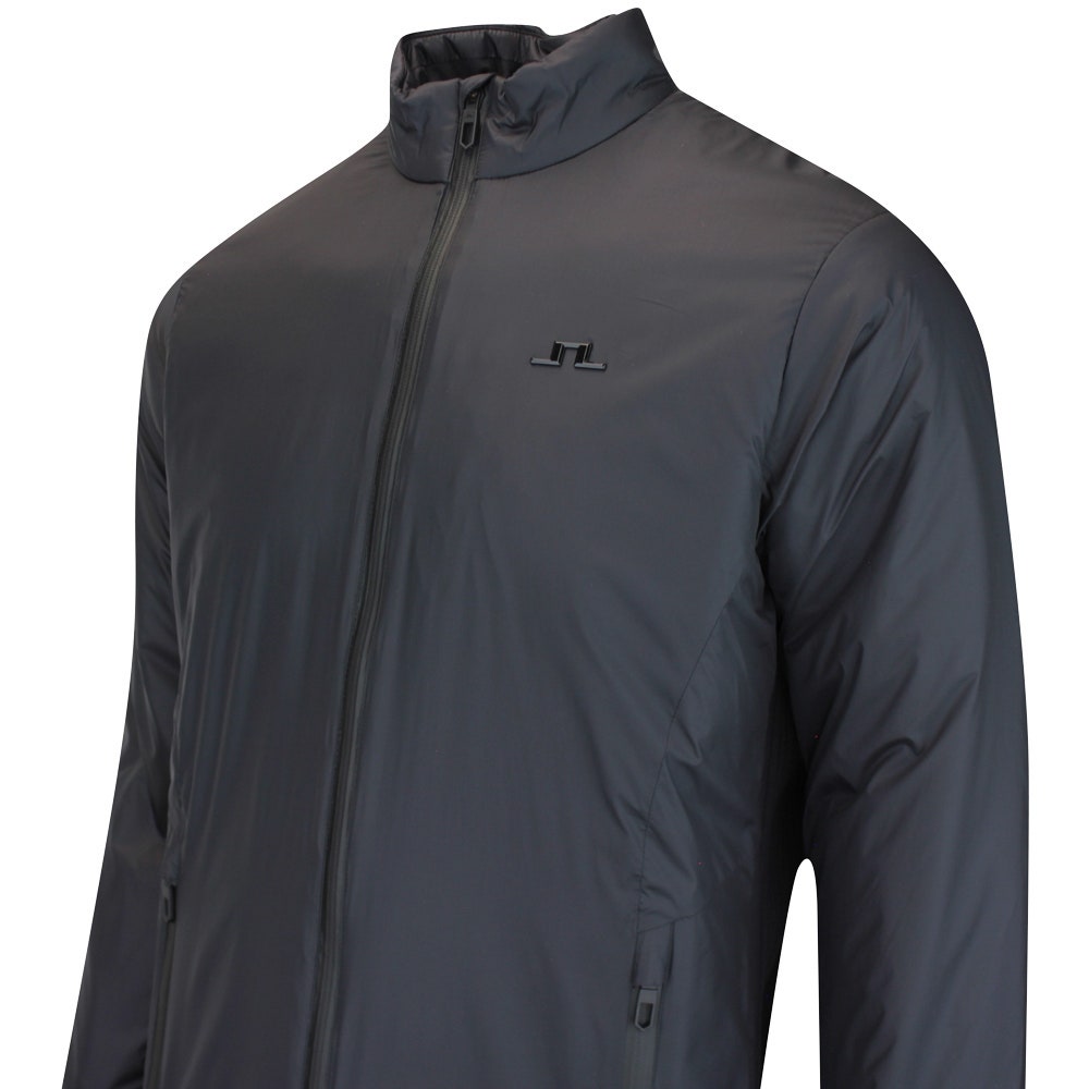 J.Lindeberg Golf Jacket - Solarcore Padded Hybrid - Black AW25