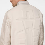 J.Lindeberg Golf Jacket - Solarcore Padded Hybrid - Moonbeam AW25