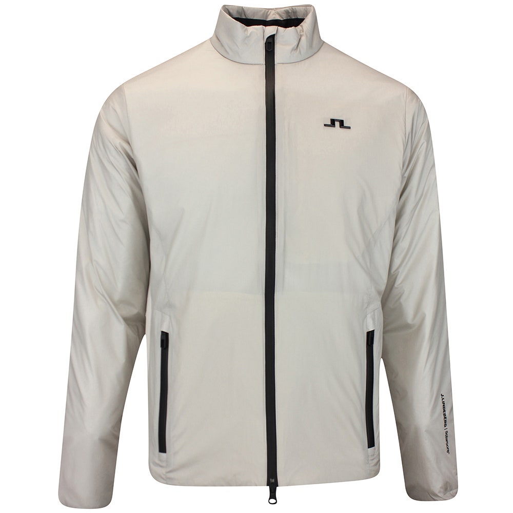 J.Lindeberg Golf Jacket - Solarcore Padded Hybrid - Moonbeam AW25