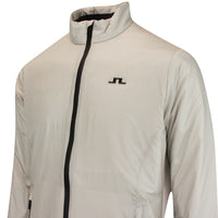 J.Lindeberg Golf Jacket - Solarcore Padded Hybrid - Moonbeam AW25