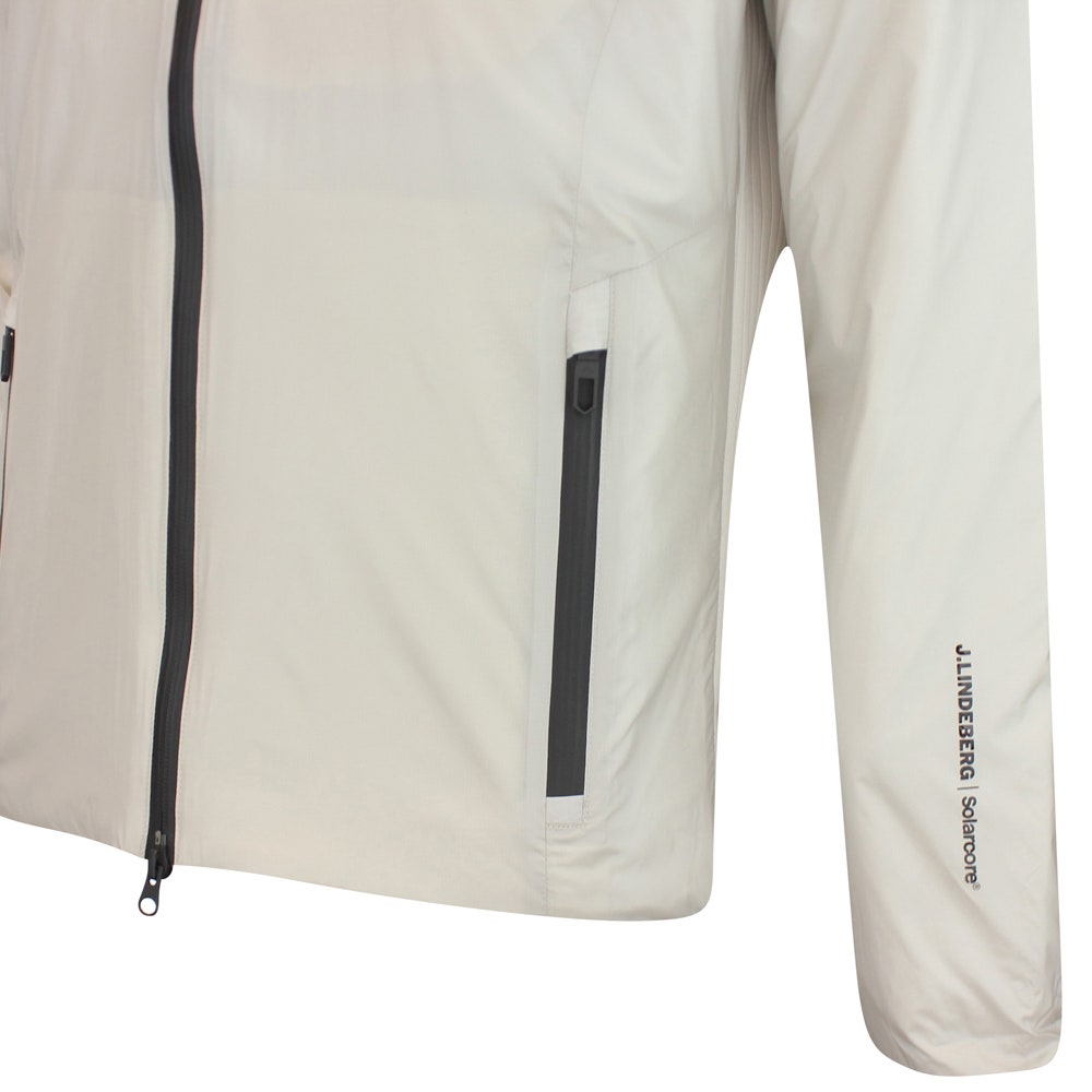 J.Lindeberg Golf Jacket - Solarcore Padded Hybrid - Moonbeam AW25