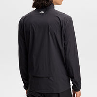 J.Lindeberg Golf Jacket - Tour Tech Packable FZ - Black AW26