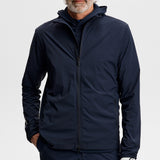 J.Lindeberg Golf Jacket - Tour Tech Packable FZ - JL Navy AW26