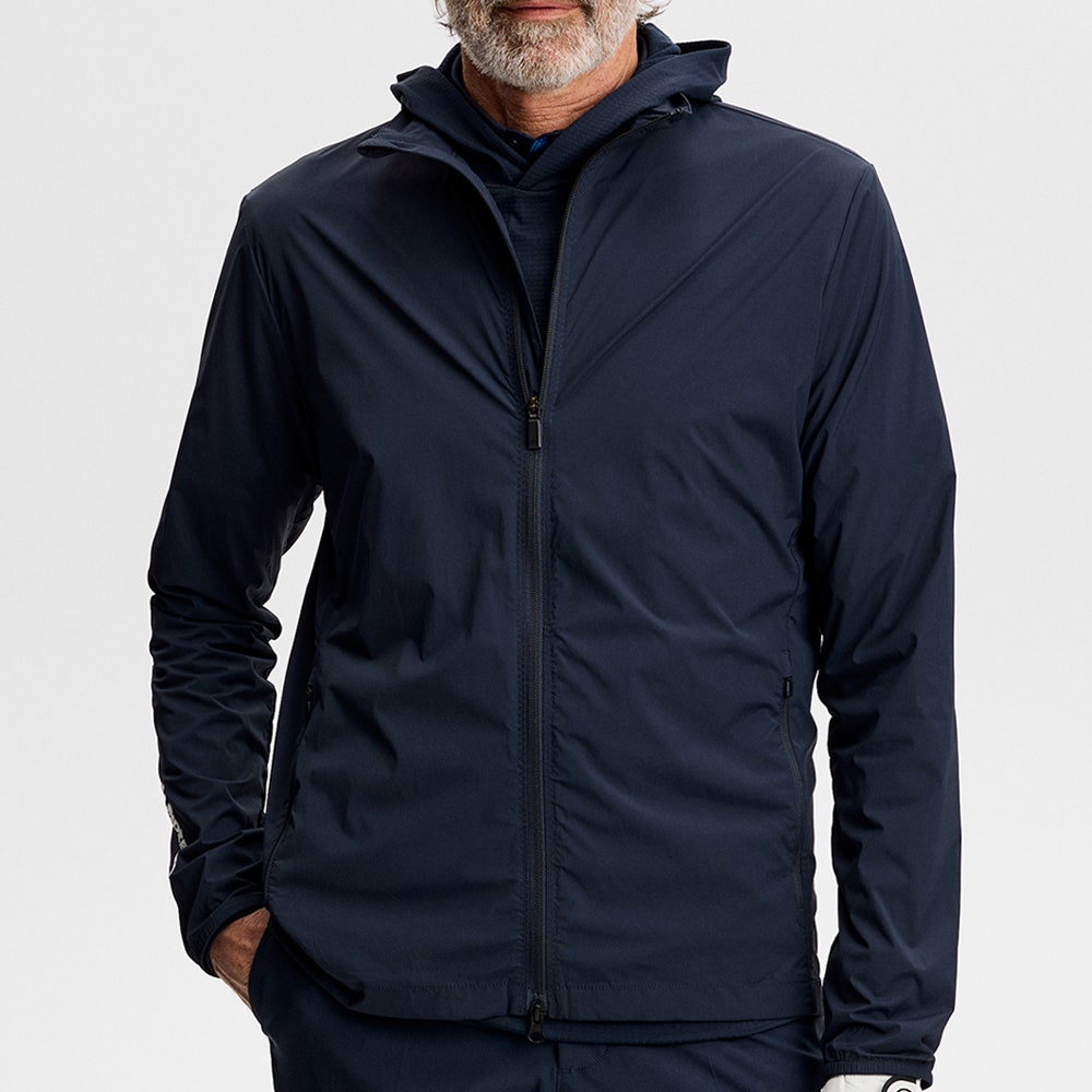 J.Lindeberg Golf Jacket - Tour Tech Packable FZ - JL Navy AW26