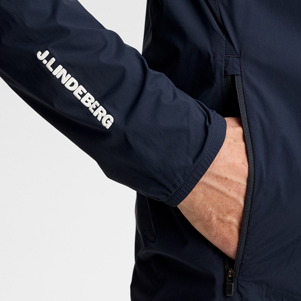 J.Lindeberg Golf Jacket - Tour Tech Packable FZ - JL Navy AW26