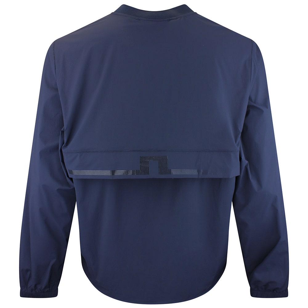 J.Lindeberg Golf Jacket - Ulf Crew Neck Windbreaker - JL Navy SS26