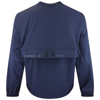 J.Lindeberg Golf Jacket - Ulf Crew Neck Windbreaker - JL Navy SS26