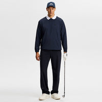J.Lindeberg Golf Jacket - Ulf Crew Neck Windbreaker - JL Navy SS26