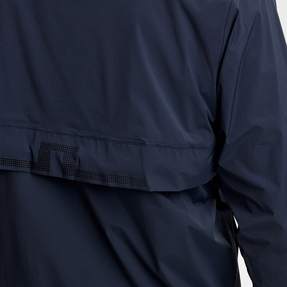 J.Lindeberg Golf Jacket - Ulf Crew Neck Windbreaker - JL Navy SS26