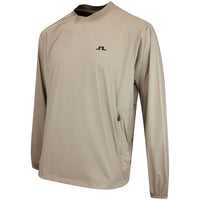 J.Lindeberg Golf Jacket - Waren Windbreaker Crew Neck - Brindle AW26