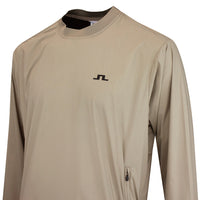 J.Lindeberg Golf Jacket - Waren Windbreaker Crew Neck - Brindle AW26