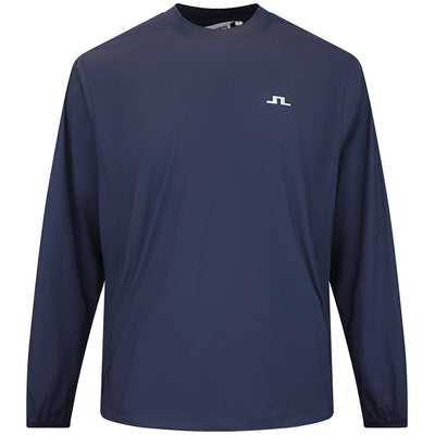 J.Lindeberg Golf Jacket - Waren Windbreaker Crew Neck - JL Navy AW26
