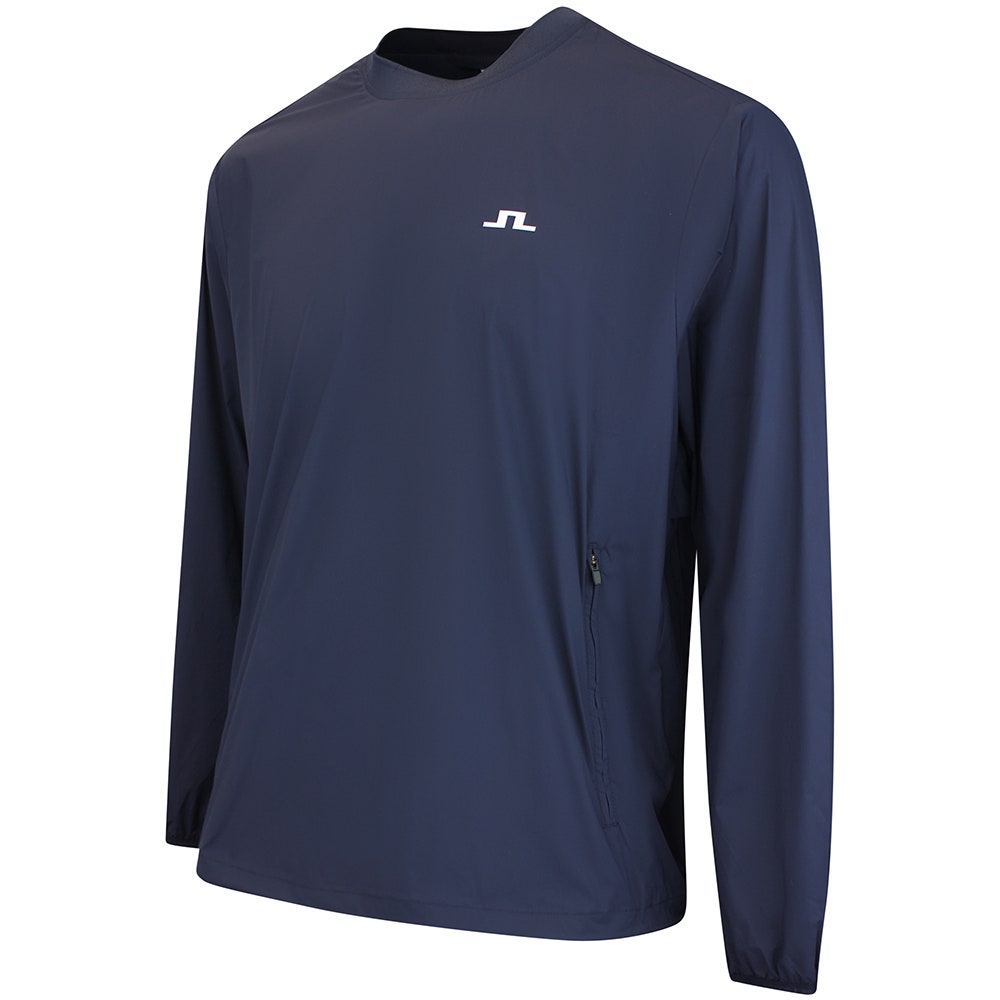 J.Lindeberg Golf Jacket - Waren Windbreaker Crew Neck - JL Navy AW26
