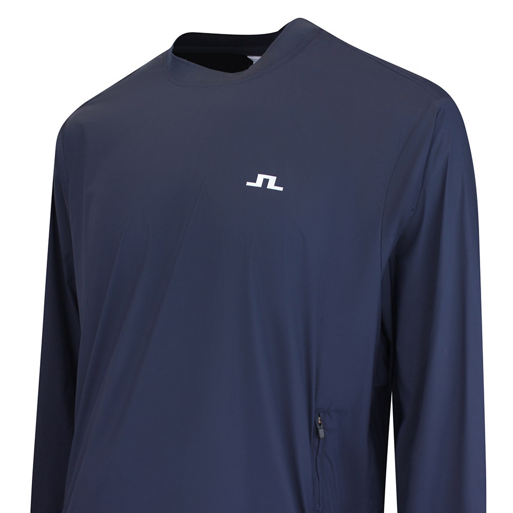 J.Lindeberg Golf Jacket - Waren Windbreaker Crew Neck - JL Navy AW26