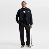 J.Lindeberg Golf Jumper - 30Y Nikolas Knit Sweater - Black SH26