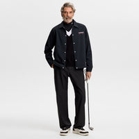 J.Lindeberg Golf Jumper - 30Y Nikolas Knit Sweater - Black SH26