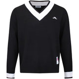 J.Lindeberg Golf Jumper - 30Y Nikolas Knit Sweater - Black SH26