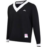 J.Lindeberg Golf Jumper - 30Y Nikolas Knit Sweater - Black SH26