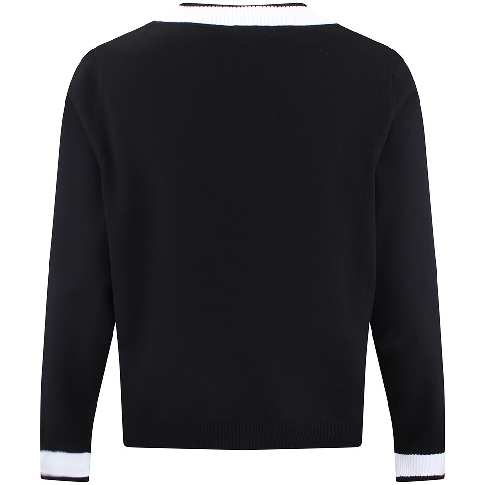 J.Lindeberg Golf Jumper - 30Y Nikolas Knit Sweater - Black SH26
