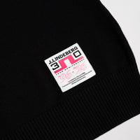 J.Lindeberg Golf Jumper - 30Y Nikolas Knit Sweater - Black SH26