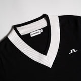 J.Lindeberg Golf Jumper - 30Y Nikolas Knit Sweater - Black SH26