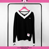 J.Lindeberg Golf Jumper - 30Y Nikolas Knit Sweater - Black SH26