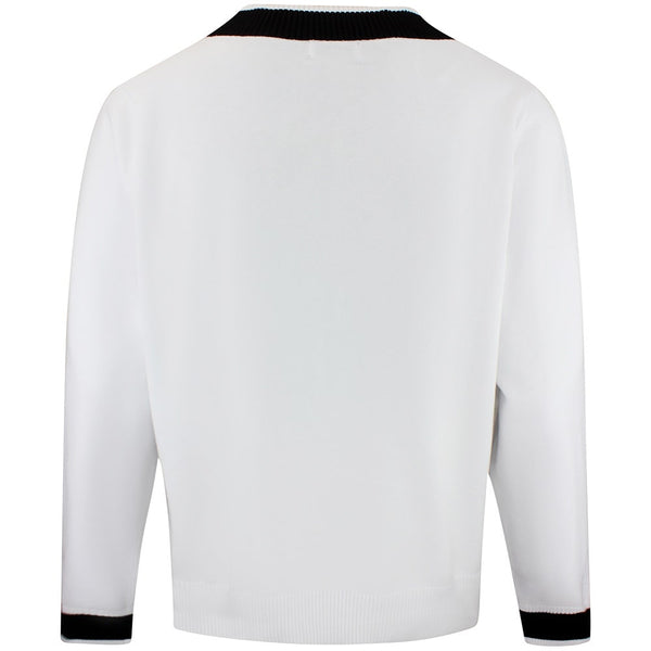 J.Lindeberg Golf Jumper - 30Y Nikolas Knit Sweater - White SH26