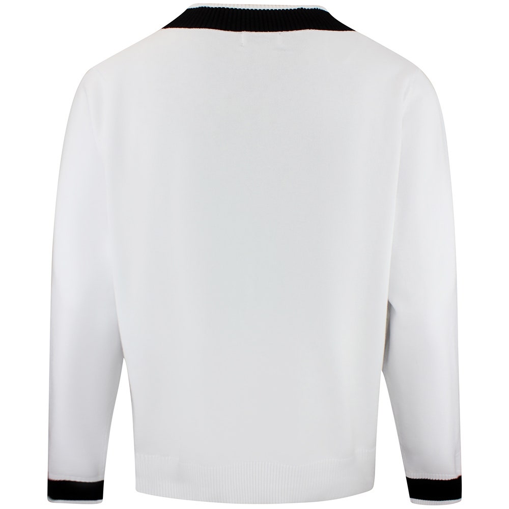 J.Lindeberg Golf Jumper - 30Y Nikolas Knit Sweater - White SH26