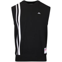J.Lindeberg Golf Jumper - 30Y Wallis Knit Vest - Black SH26