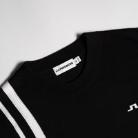 J.Lindeberg Golf Jumper - 30Y Wallis Knit Vest - Black SH26