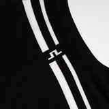 J.Lindeberg Golf Jumper - 30Y Wallis Knit Vest - Black SH26
