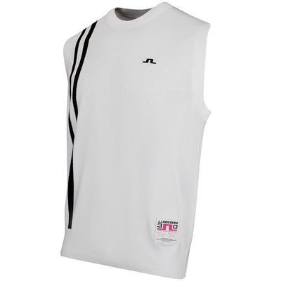 J.Lindeberg Golf Jumper - 30Y Wallis Knit Vest - White SH26
