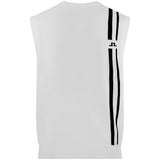 J.Lindeberg Golf Jumper - 30Y Wallis Knit Vest - White SH26