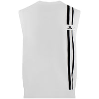 J.Lindeberg Golf Jumper - 30Y Wallis Knit Vest - White SH26