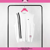 J.Lindeberg Golf Jumper - 30Y Wallis Knit Vest - White SH26