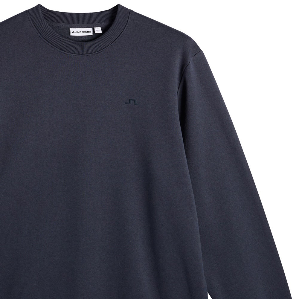 J.Lindeberg Golf Jumper - Alpha Crew Neck - JL Navy AW26