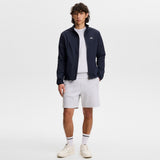 J.Lindeberg Golf Jumper - Alpha Crew Neck - Light Grey Melange AW26