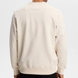 J.Lindeberg Golf Jumper - Alpha Graphic Crew Neck - Moonbeam AW26