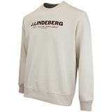 J.Lindeberg Golf Jumper - Alpha Graphic Crew Neck - Moonbeam AW26