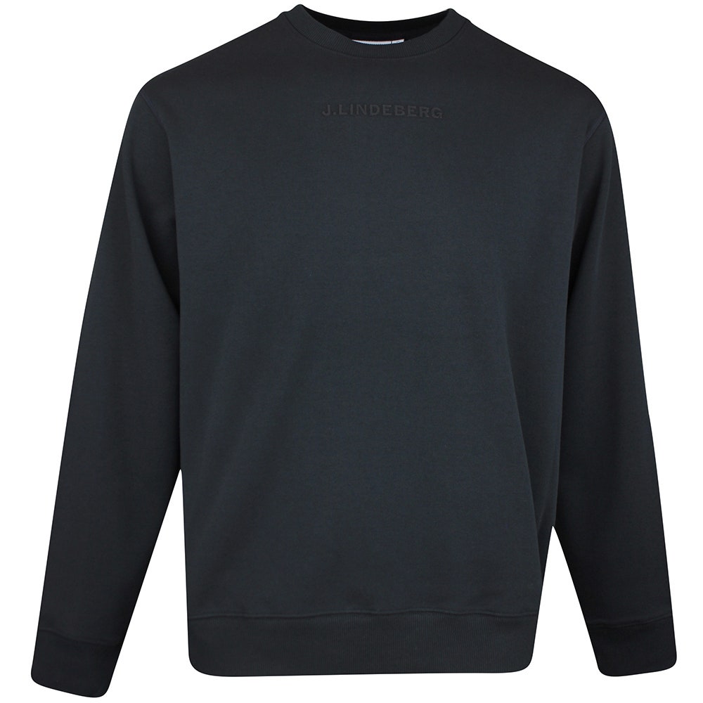 J.Lindeberg Golf Jumper - Club Crew Neck - Black SS26