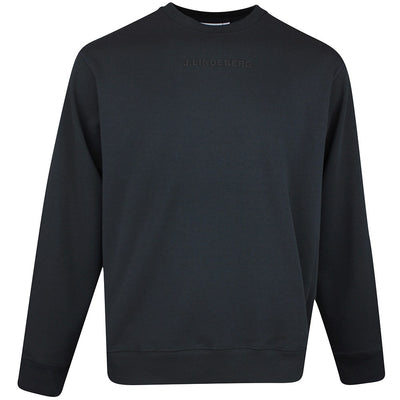 J.Lindeberg Golf Jumper - Club Crew Neck - Black SS26