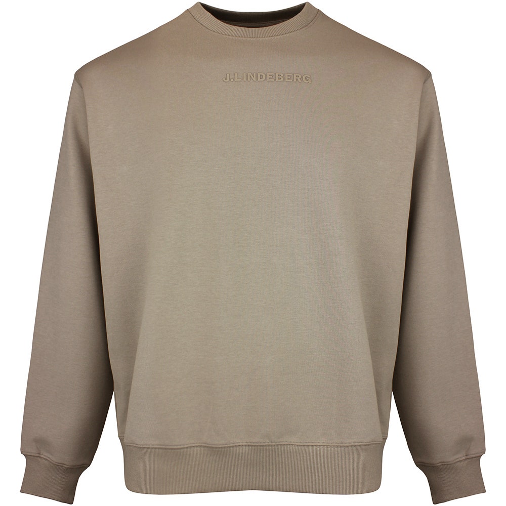 J.Lindeberg Golf Jumper - Club Crew Neck - Brindle SS26