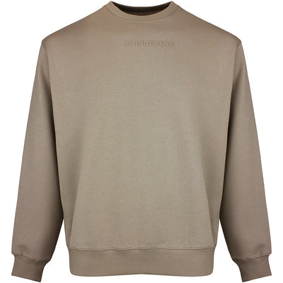 J.Lindeberg Golf Jumper - Club Crew Neck - Brindle SS26